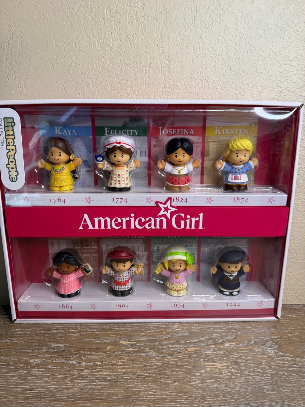 New American Girl Little People Historical Figures Set
